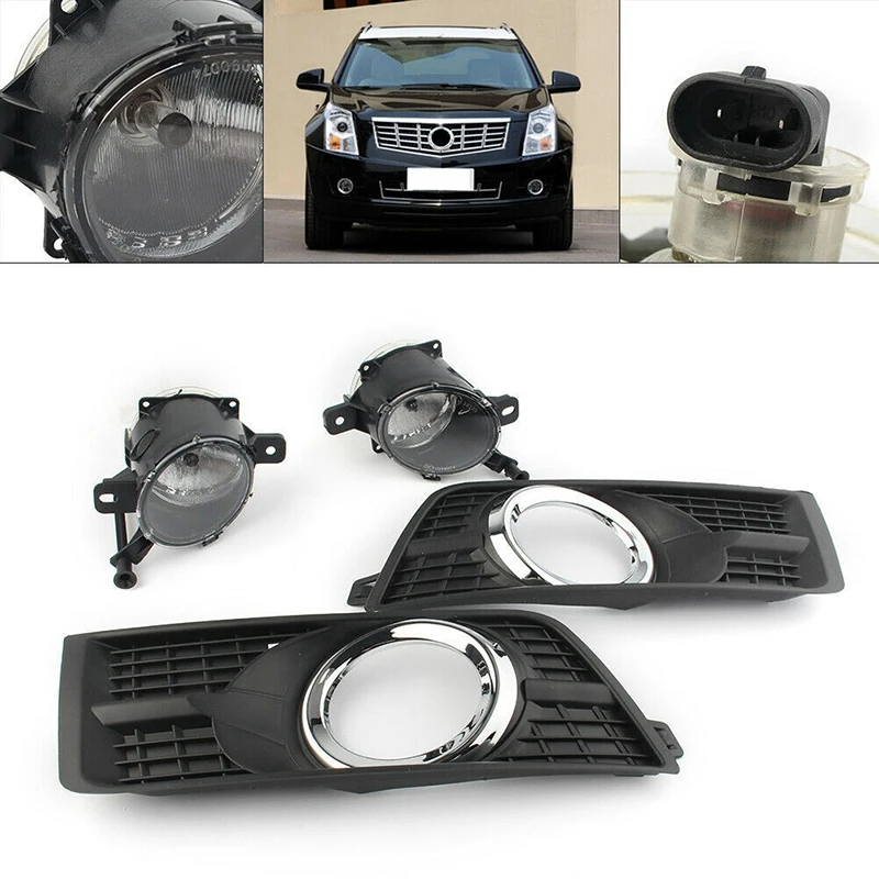 Mistlamp Voorbumper, Mistlicht Voorbumper En Mistlichtkap Voor Cadillac Srx 2010-2016 94708773 94708774