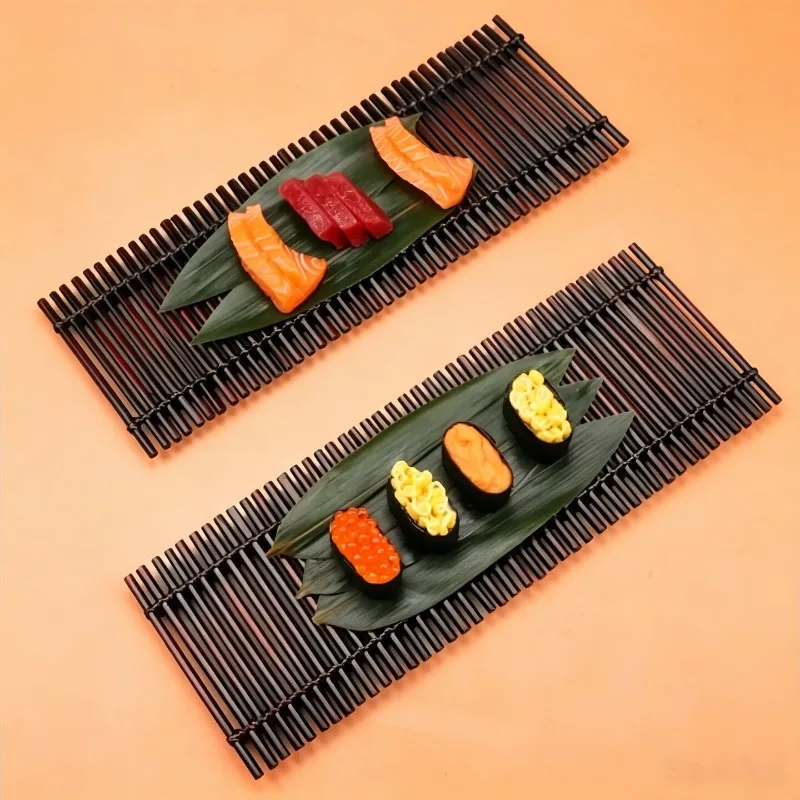 Posture Ornament Bamboo Chop Sashimi Plate Ornament Bamboo Ladder  Basket Japanese Platter Embellishment Props