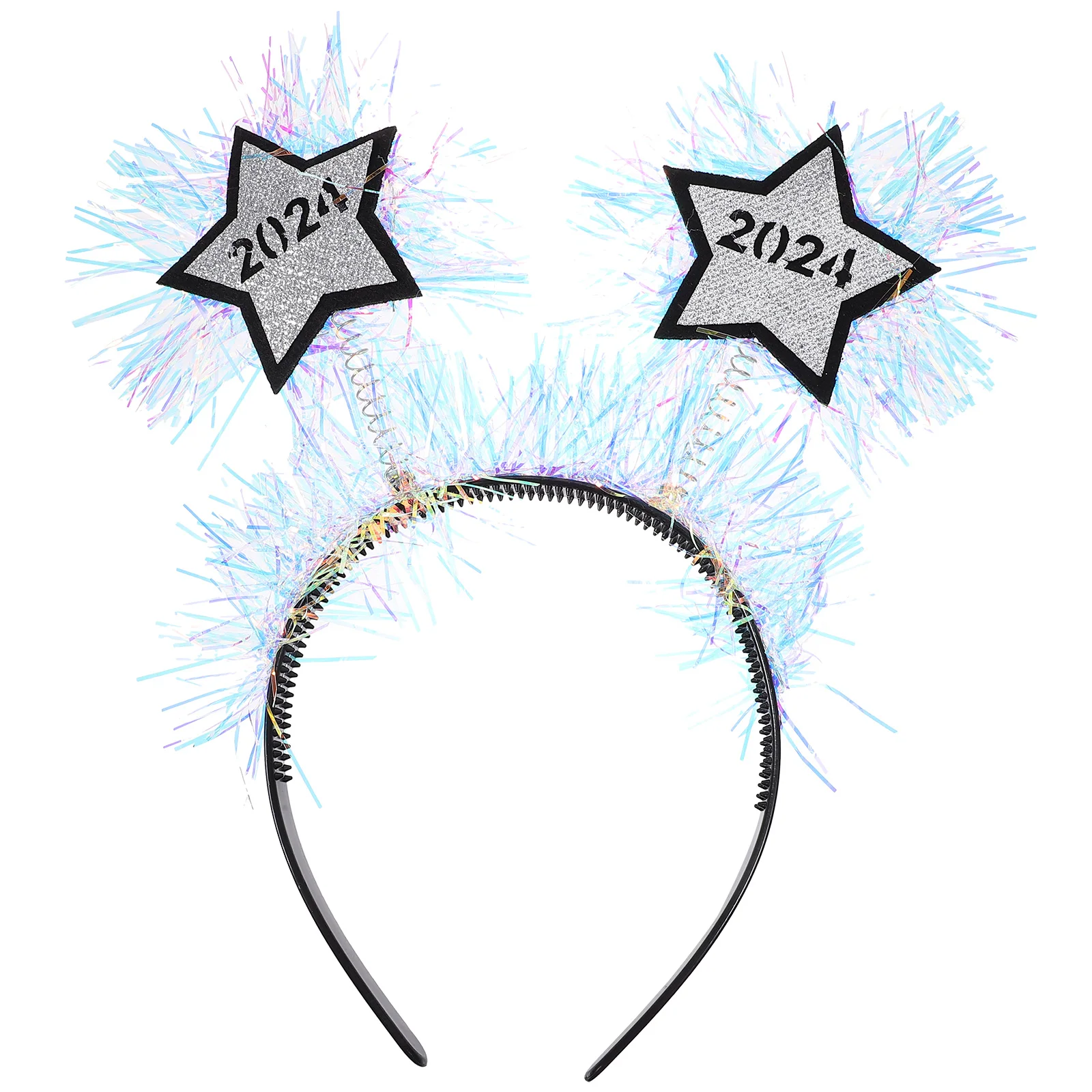 

3 Pcs New Year Headband Hairband Party Costume Headwear Bands Pentagram Plastic for