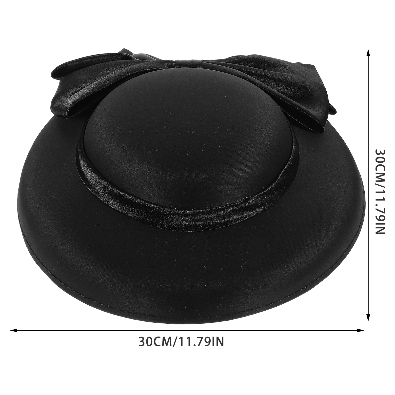 

Banquet Hat Match Clothes Women Bucket Hats Fancy Decorate Women's Size Ladies Black Dressy