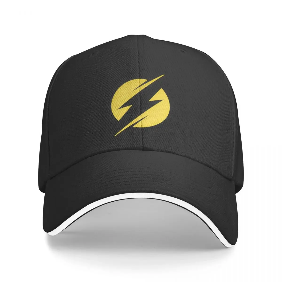 

Yellow Lightning Bolt Thunder Baseball Cap Male hat beach hat Women Men's