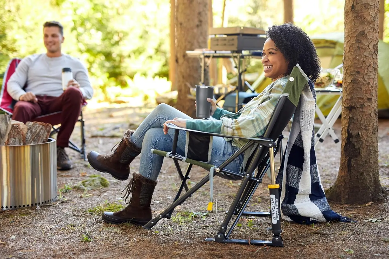 Silla de Camping balancín al aire libre