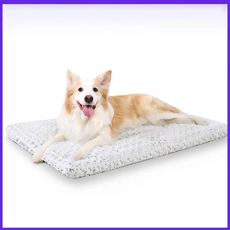 Plush Dog Bed Mat Cat Beds for Small Medium Large Dogs Dog Bed  Warm Pet Pad 5 Sizes Can Cleaning Dog Cushion