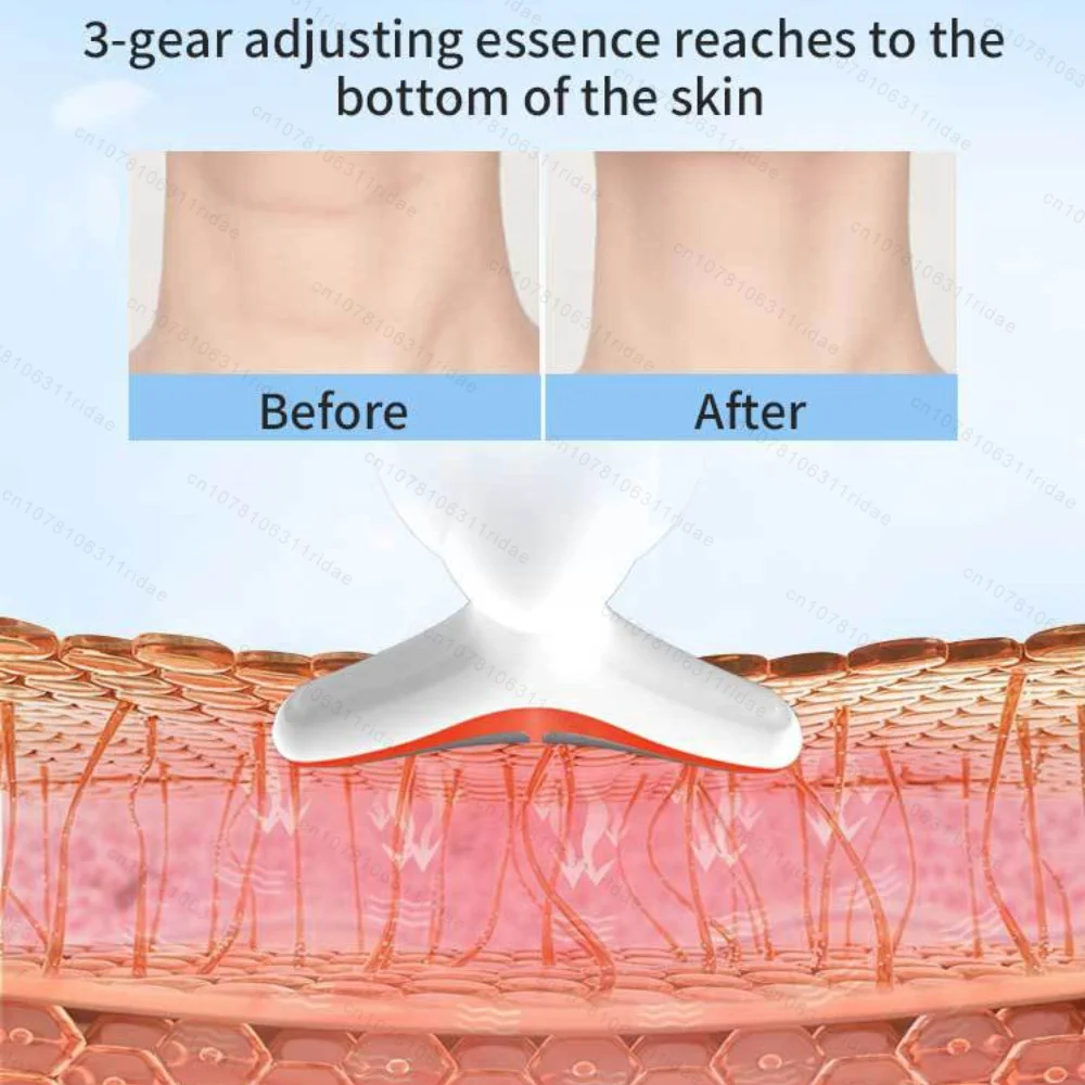 

7-цветный массажер для лица и шеи, 4 режима, инструмент для скульптурирования лица для ухода за кожей двойного подбородка, многофункциональное устройство для лифтинга лица