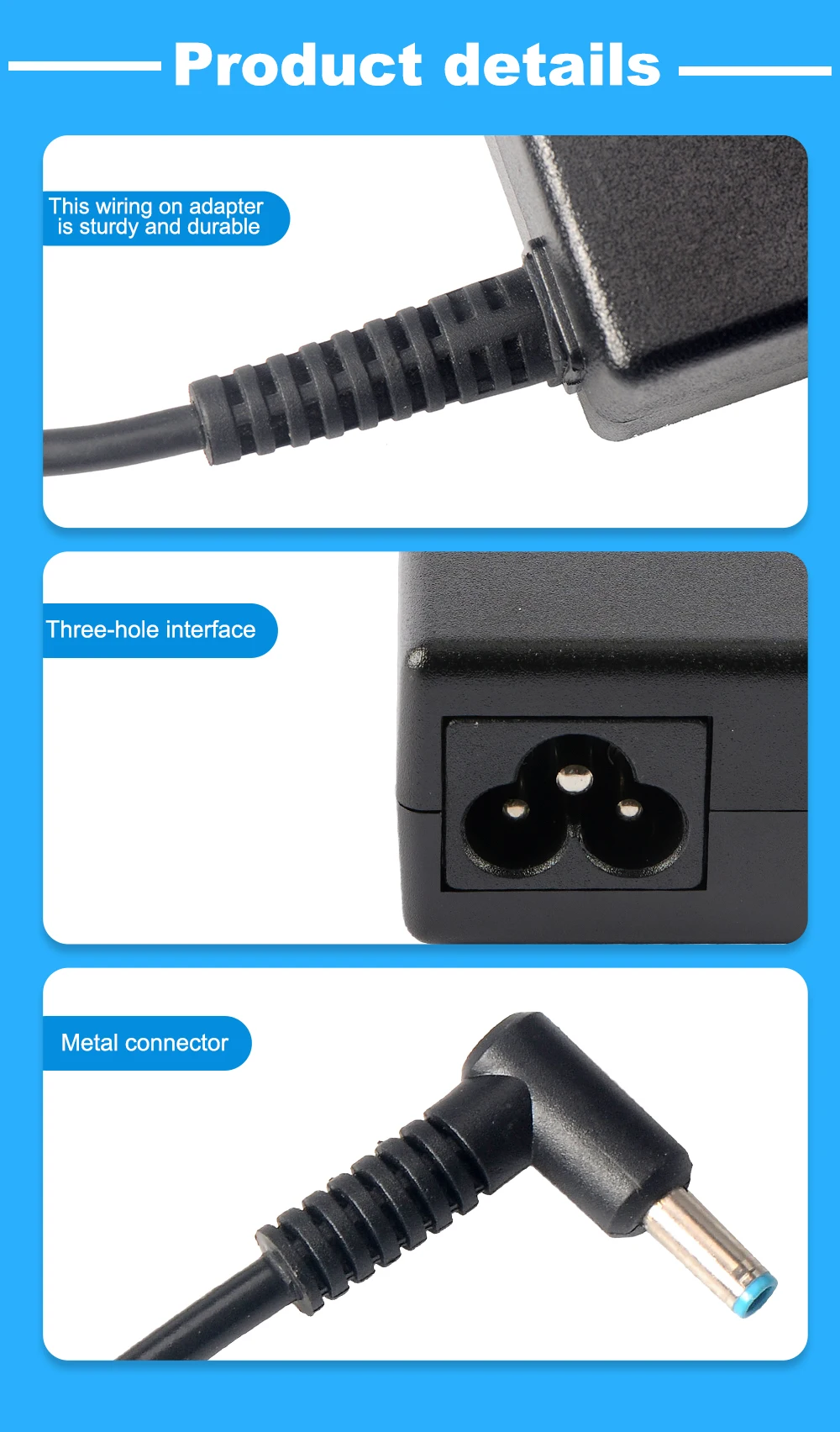 شاحن لاب توب لـ HP, 75 V, 7.7A, W, 59 W, 001, HP OMEN X by 15, 17, ZBook Studio, 15 G3, G4, G5 ، من من من من من من أجل 001 ،