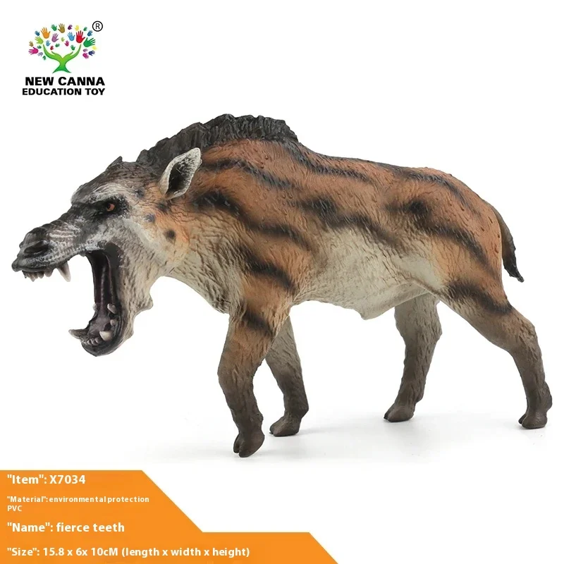 В наличии новая образовательная игрушка Canma Mammoth Machairodus Deinotherium Paraceratherium Daeodon доисторическая модель животного игрушка