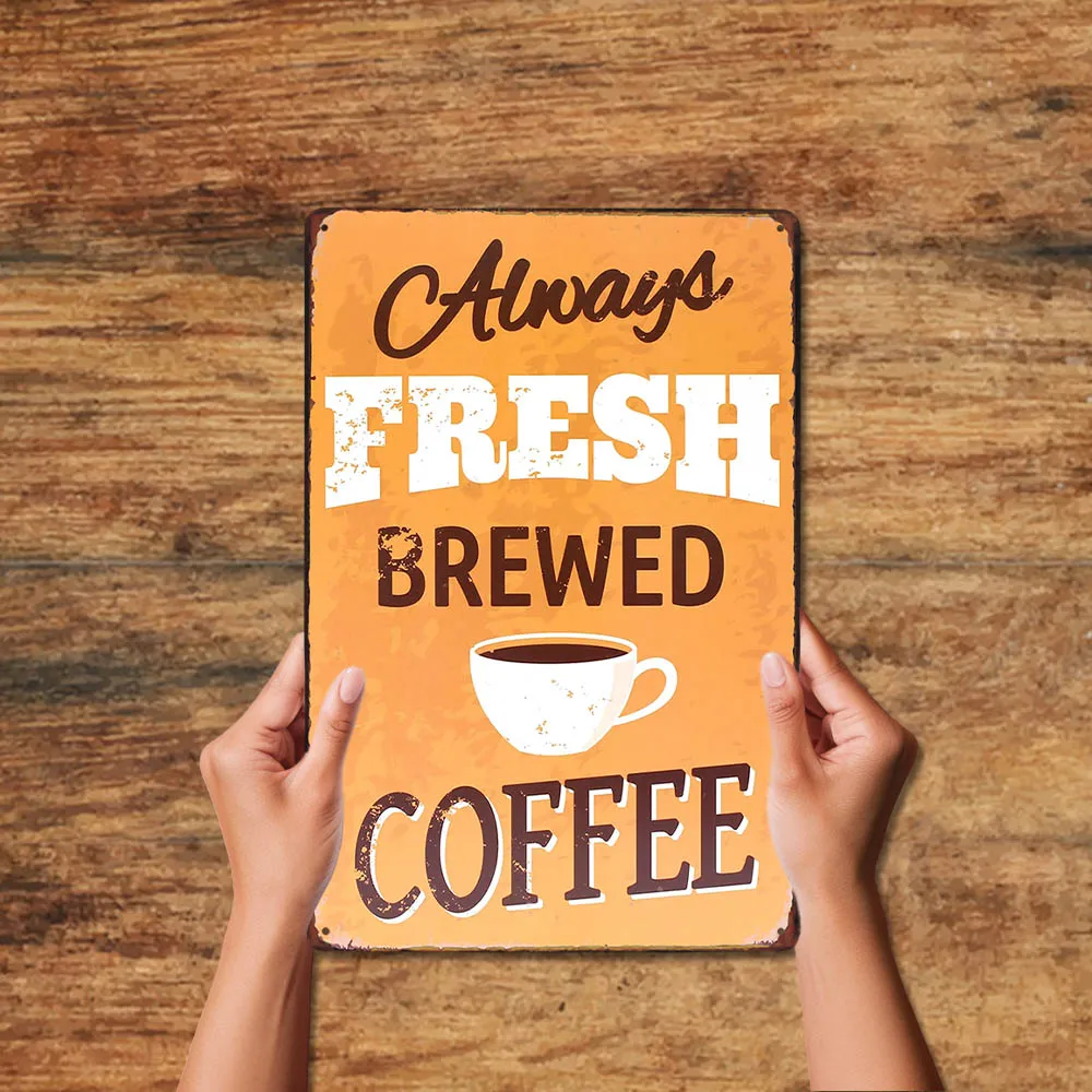 مضحك القهوة تسجيل خمر جدار ديكور فني مقهى الرجعية ديكور المطبخ غرفة الطعام رجل الكهف ديكور المنزل