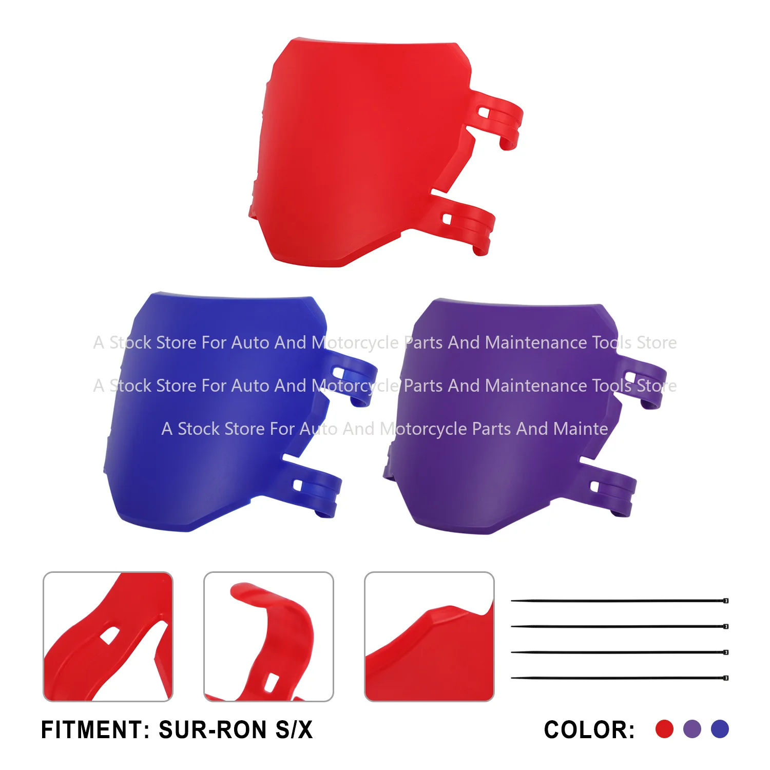 Suitable for SURRON X/S Motorcycle High-quality Pp Material Number Plate Modification Accessories