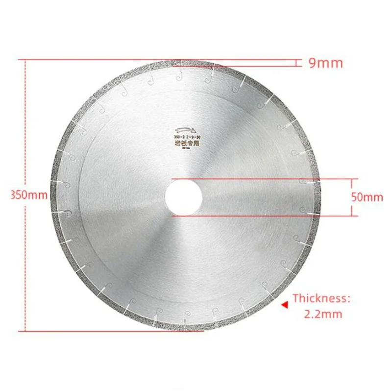 1Pc 350mm High Quality Marble Cutting Disc 14 Inch Diamond Saw Blade Wet Cut Blade for Marble Stone Cutting