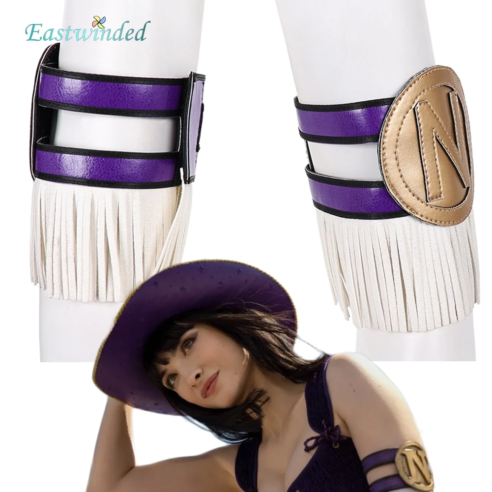 

Nico Robin Cosplay Arm Guard Live Action TV Pirate 2 Purple Costume Accessories Disguise Halloween Carnival Props Props Women