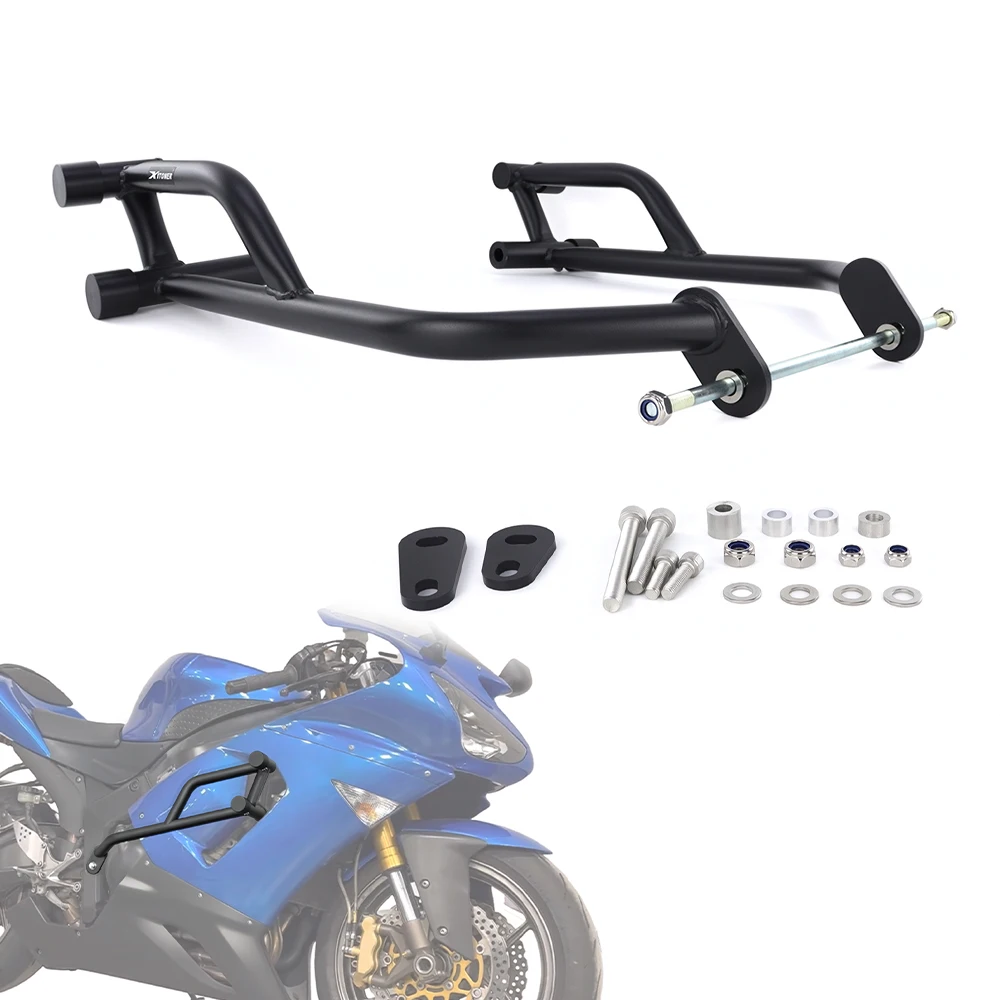 

Motorcycle Engine Guard Highway Bars Stunt Cage Crash Cage Bumper Protector Race Rail ZX-6R / 636 2005-2006 For Kawasaki