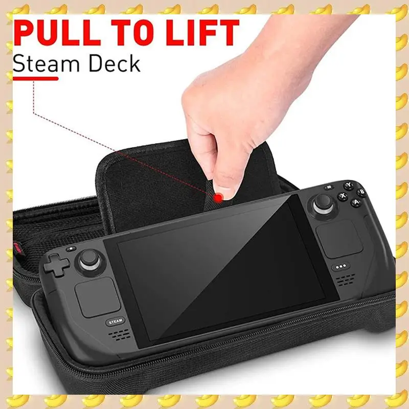 

Shockproof Handheld Game Console Storage Bag, Wear-Resistant Travel Carry Case For Steam Deck Durable Organizer