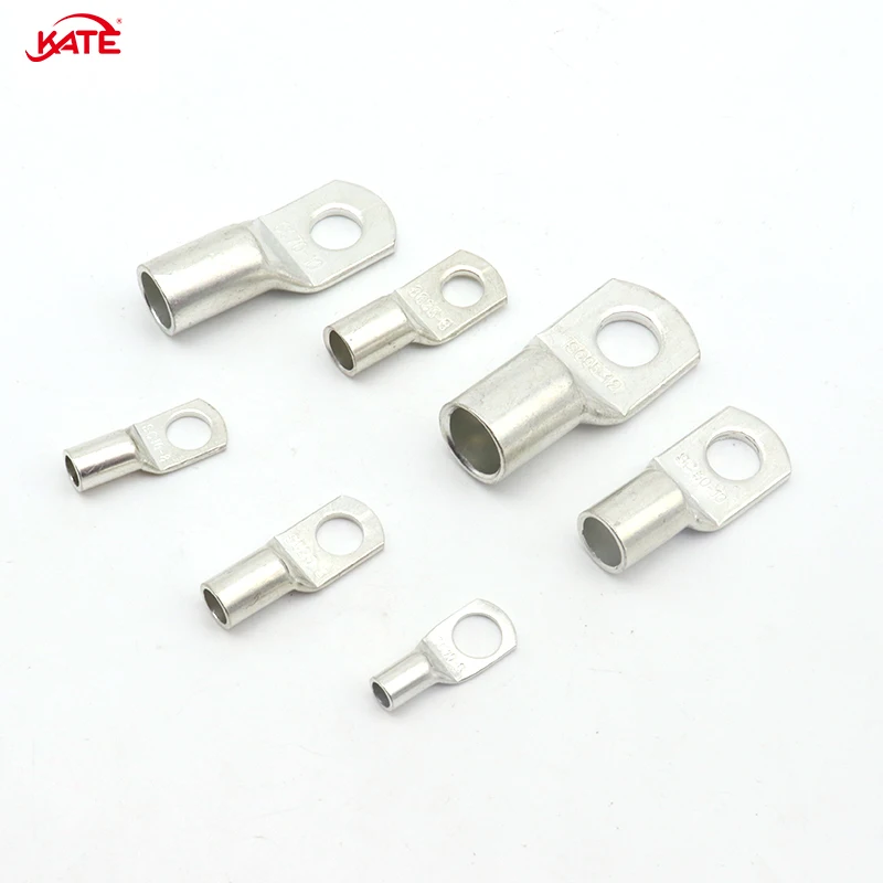 5/10PCS SC10 SC16 SC25 SC35 SC50 SC70 SC95 Terminal 10-95 MM² Cable Lugs Wire Connector Tinned Electrical Solder Lug 10-3/0 AWG