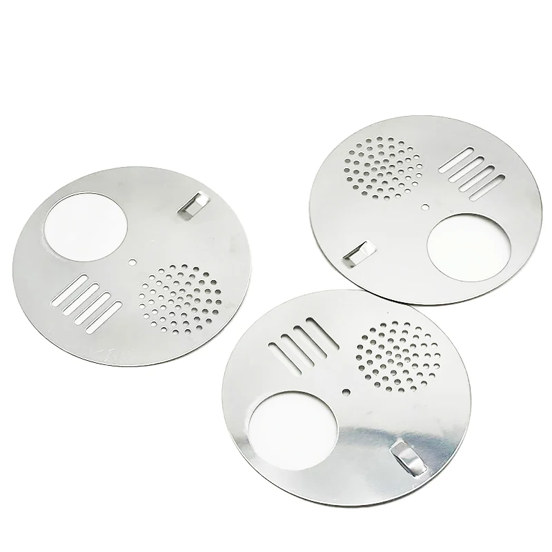 5 Pcs Apiculture Stainless Steel Nest Door Round Bee Anti-escape Door Sturdy and Durable Nest Door Equipment Beehive Supplies