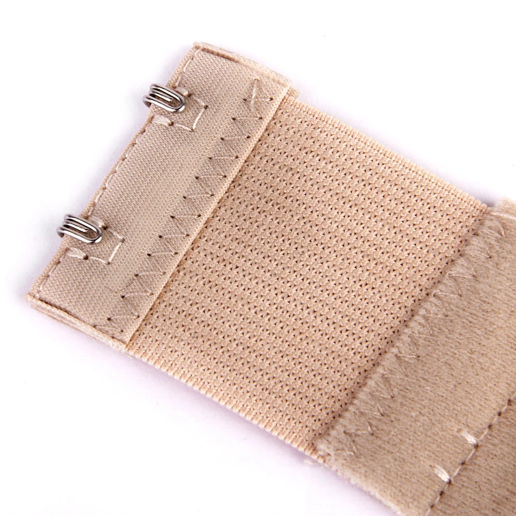 2-eye Hook Bra Extender Soft Fabric Multi-size Extension Strip for Women Underwear Fitting