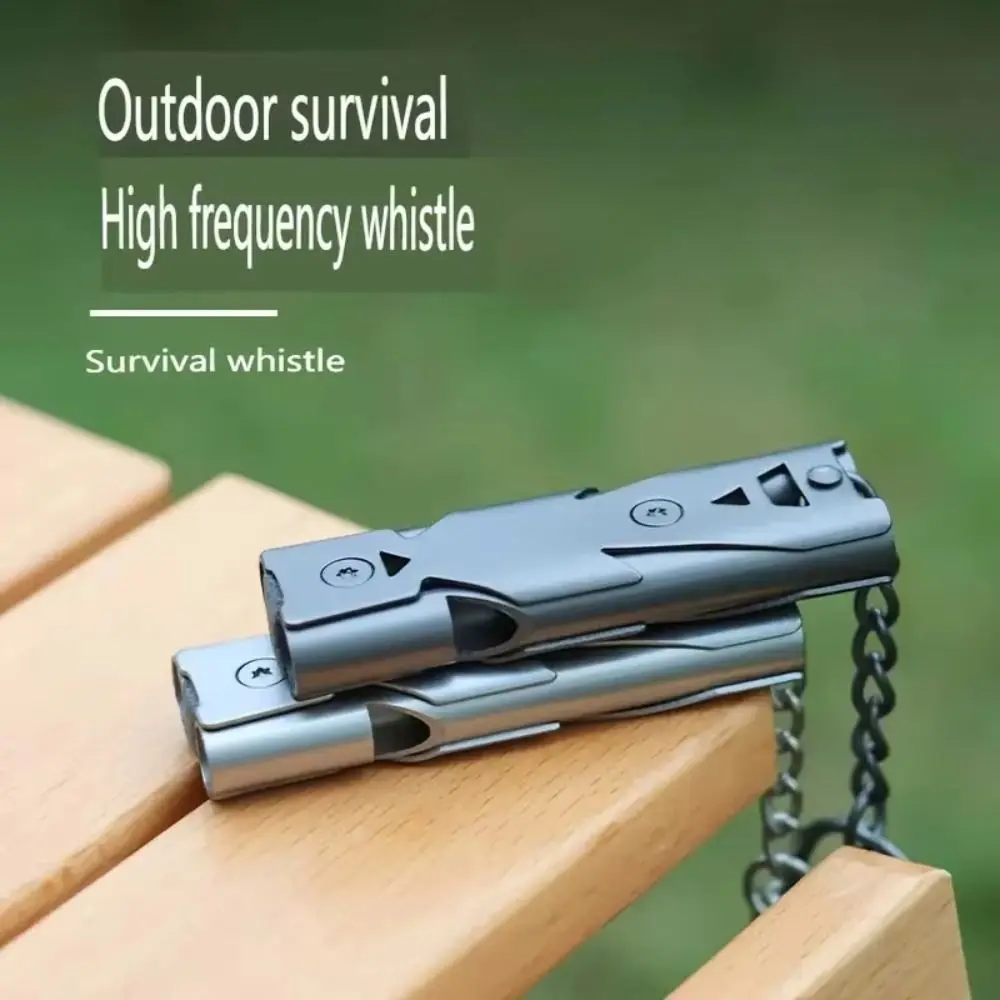 Loud Professional Survival Whistle for Emergencies - close-up view