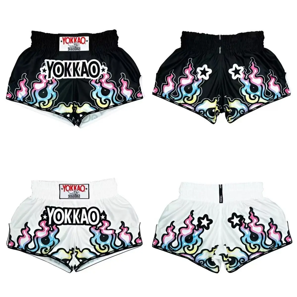 【KHALFA KUSH】Fan-Musikfestival Joint Limited Edition Muay Thai Shorts für Sanda MMA Training Unisex – Detail 6