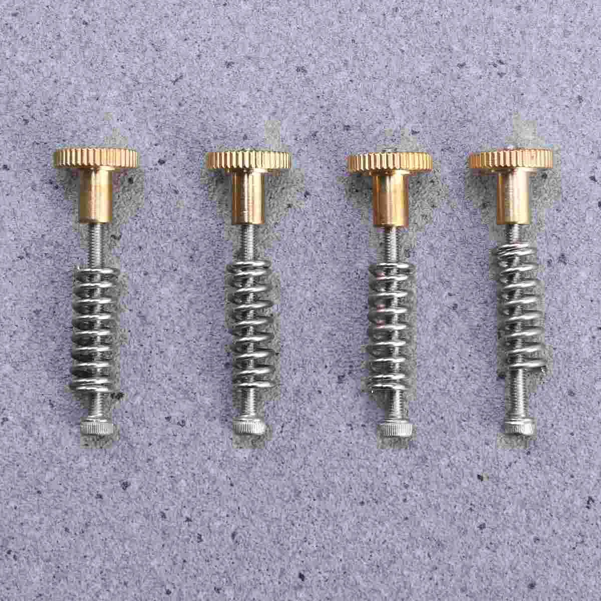 4 PCS Screws Leveling Springs Leveling Knob Sets for 3D Printer (Golden) Leveling Component 3d printing accessories