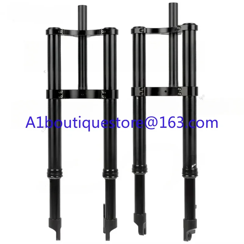 Ebike Scooter Snow 14Inch 16Inch Spring Oil Air 135Mm Quick Release QR Suspension Inverted Fat 16'' Bike Fork