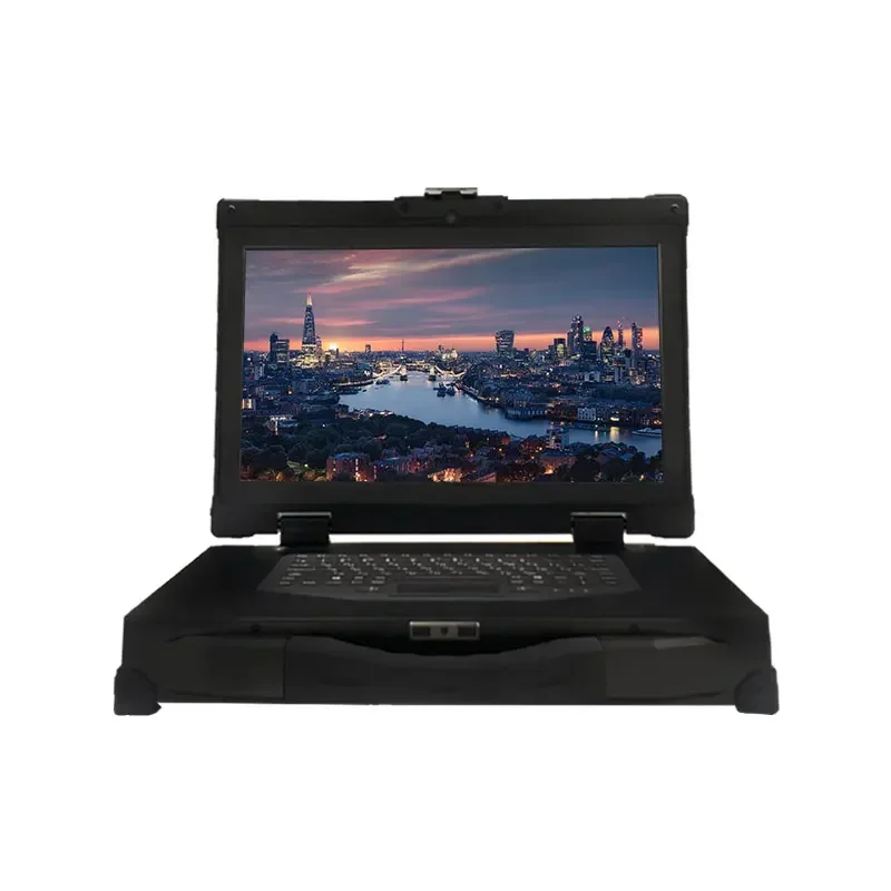 Outdoor Rugged Laptop Industrial Portable Computer 11th I5 CPU 17.3 inch LCD Industrial computer IP67