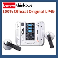 100% Official Lenovo Thinkplus LP49 Wireless Earphones Bluetooth 5.4 Long Battery Life HiFi Stereo Low latency Gaming Headphone