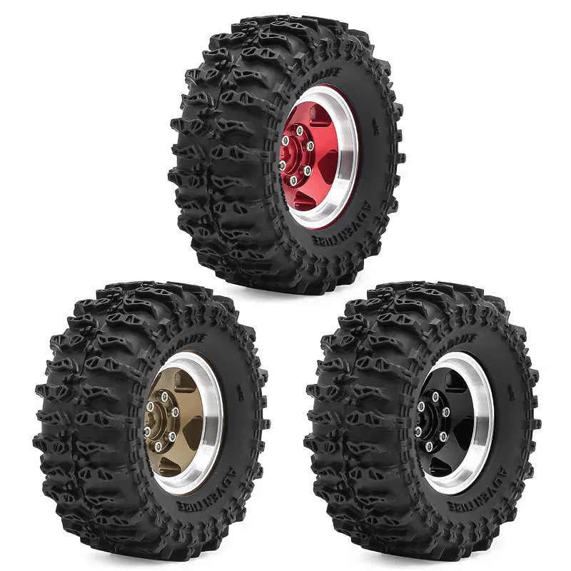 

1,3-дюймовые колеса и шины с радиоуправлением Beadlock для 1/18 TRX4M, 1/24 SCX24 RC Crawler, шины с замком 1,3 с легкосплавными алюминиевыми колесами