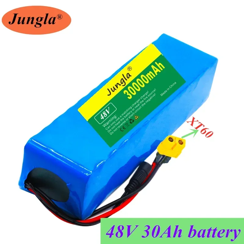 High capacity 48V 30Ah 1000watt 13S3P 18650 Battery Pack 54.6v E-bike Electric Bicycle Battery Scooter with 25A Discharge BMS