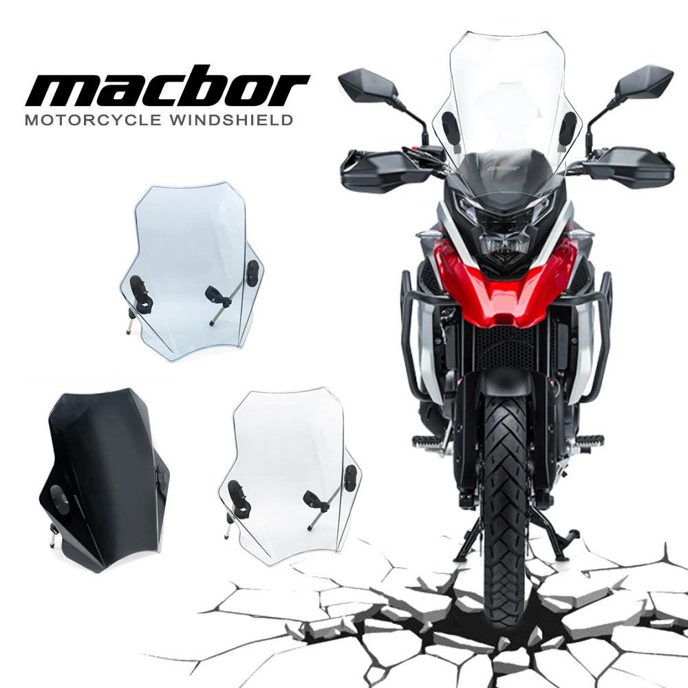 

Universal Motorcycle Windscreen Windshield Covers Deflector For Macbor Montana XR5