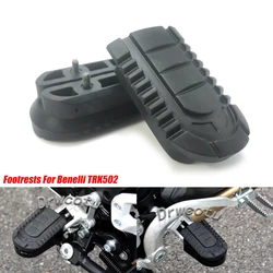 Motorcycle Footrests Footpegs Front Left Right For Benelli TRK502X BJ500GS-A TRK502 251 Foot Rests Pedals Footrest Rubber 1 Pair