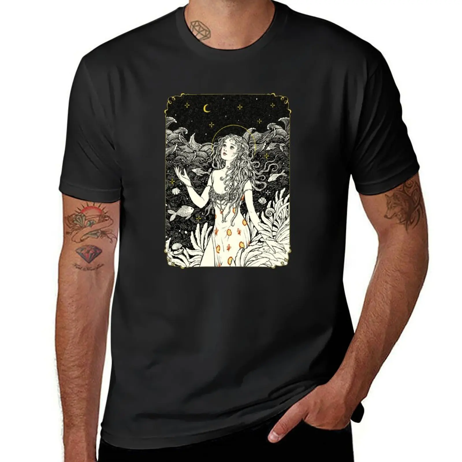 

Mother of Pearl T-Shirt animal prinfor boys croswit shirt man cheap stuff Luxury man big and tall t shirts for men