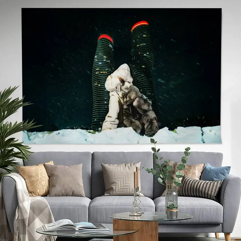 Rapper D-Drake Albums 150x200cm 60x90cm Flag Decoration Outdoor Picnic Party Home Camping Party Art Hanging Banner