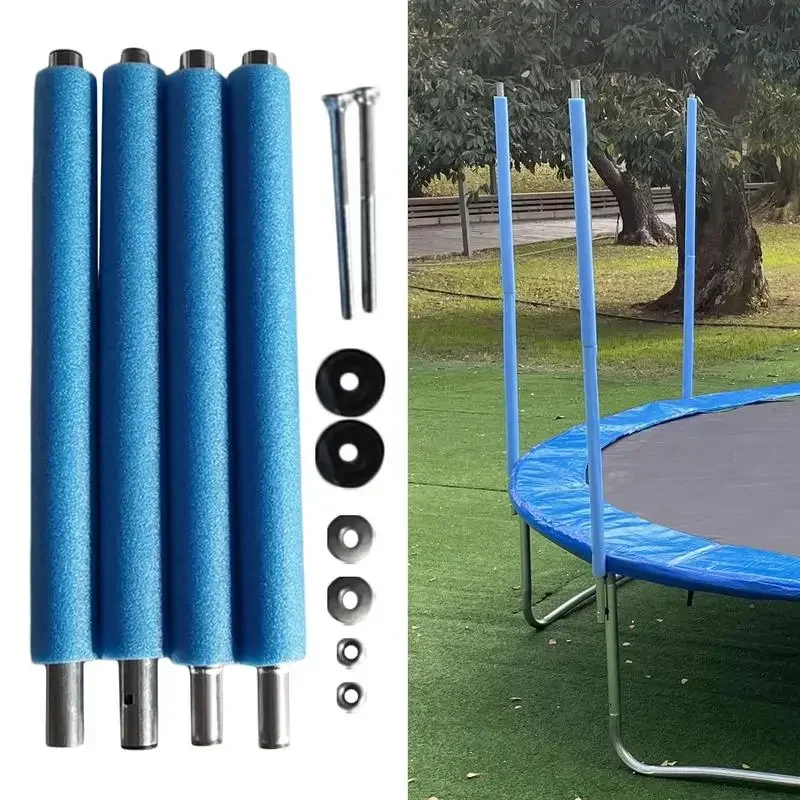 

th Poteaux de remplacement en mousse pour tramimmersion, anti-collision, boîtier, tube droit, acier, vis, 4 pièces