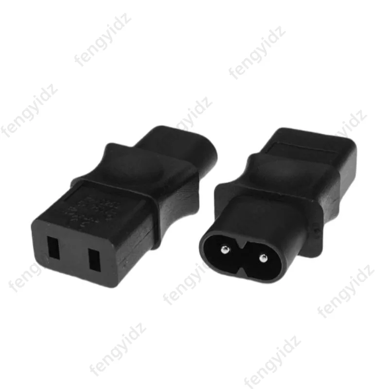 IEC 320 C8 Male To IEC 320 C9 2 Pin Female AC Adapter 6A /250V