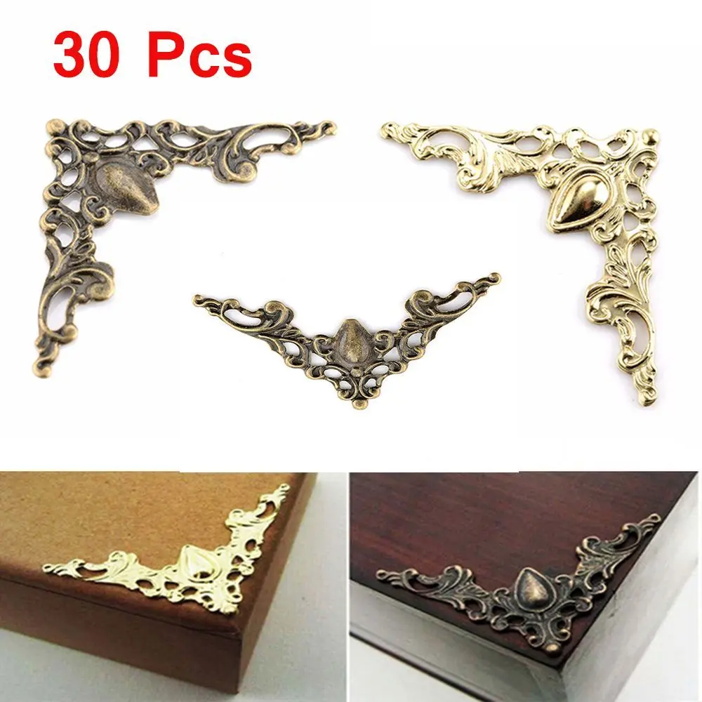 

Corner Brackets Metal Angle Photo Frame Notebook Cover Furniture Decorative Bracket Corner Bracket Decor for Menus