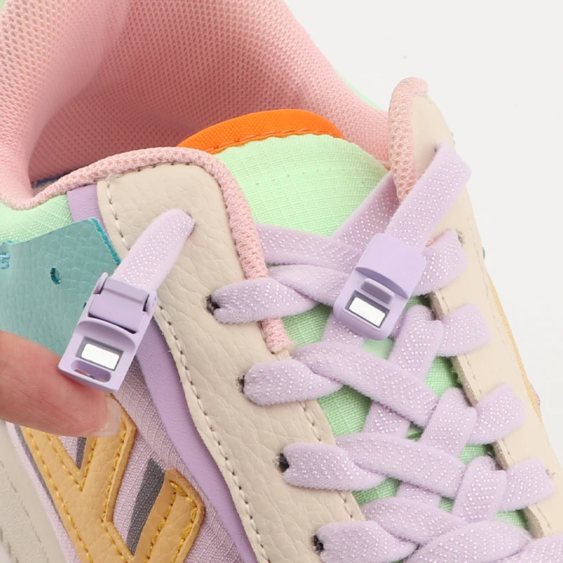 No Tie Shoelaces Magnetic Shoe Laces Clip Without Ties Shoelace Flat Elastic Laces for Sneakers Rubber Laces Stretch Shoestrings image 2