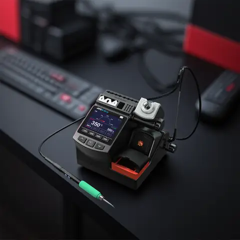 AIFEN A9HD 180W 전력 납땜 인두 스테이션 C210 C245 납땜 인두 핸들 납땜 스테이션으로 전자 용접에 이상적