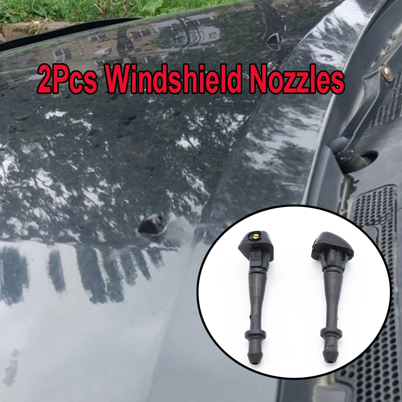 Erick\'s Wiper 2Pcs/lot Front Windshield Wiper Washer Jet Nozzle For Great Wall Haval H5 2009 - 2015 Car Washers Sprayer Kit