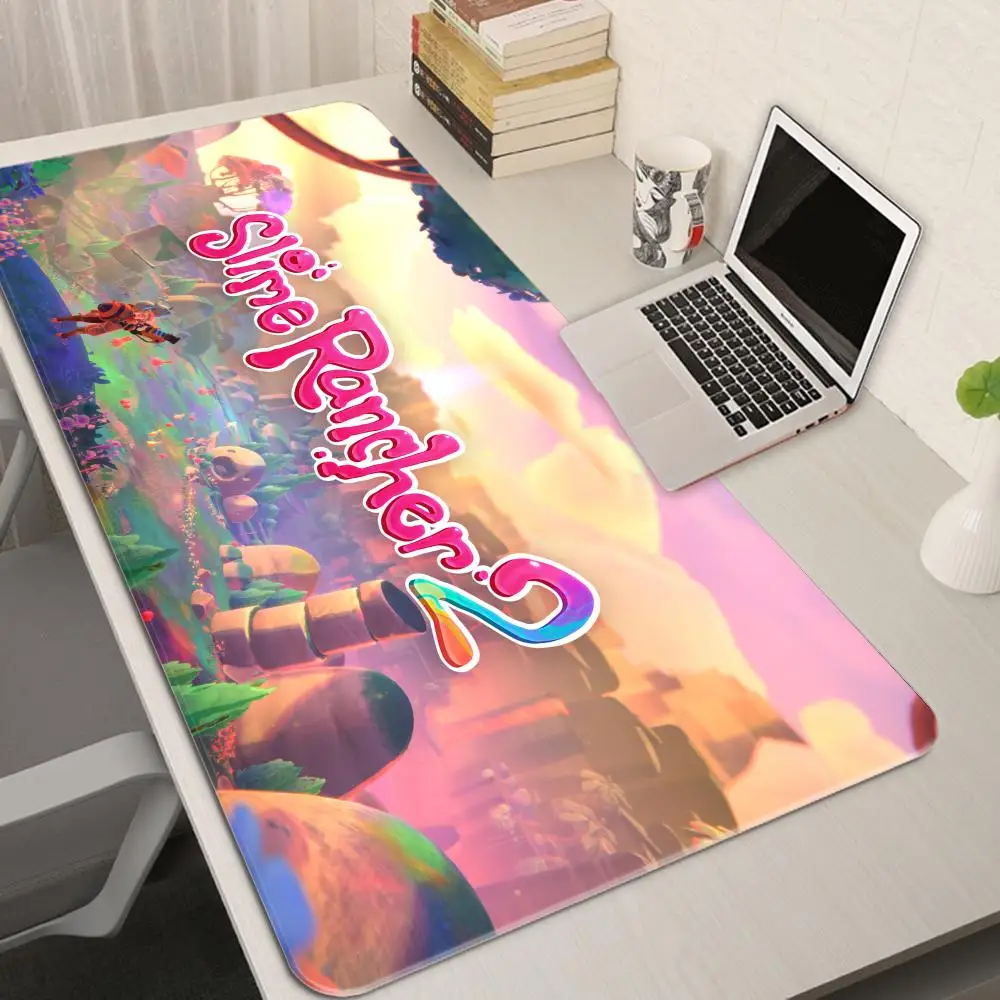 

Gamer Cabinet Slime Rancher 2 Cute Large Mouse Pad Anime Desk Mat Computer Table Office Accessories Pc Gaming Mousepad Keyboard