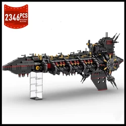 MOC Game 40k Vengefuled Spirit Glorianaed Class Battleship Model Building Blocks Set Weapon Warship MOC-161010 Bricks Toys Gift