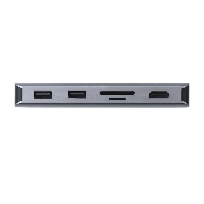 USB Type C-hub aluminiumlegering met HDMI-compatibel uitgebreid PD-opladen