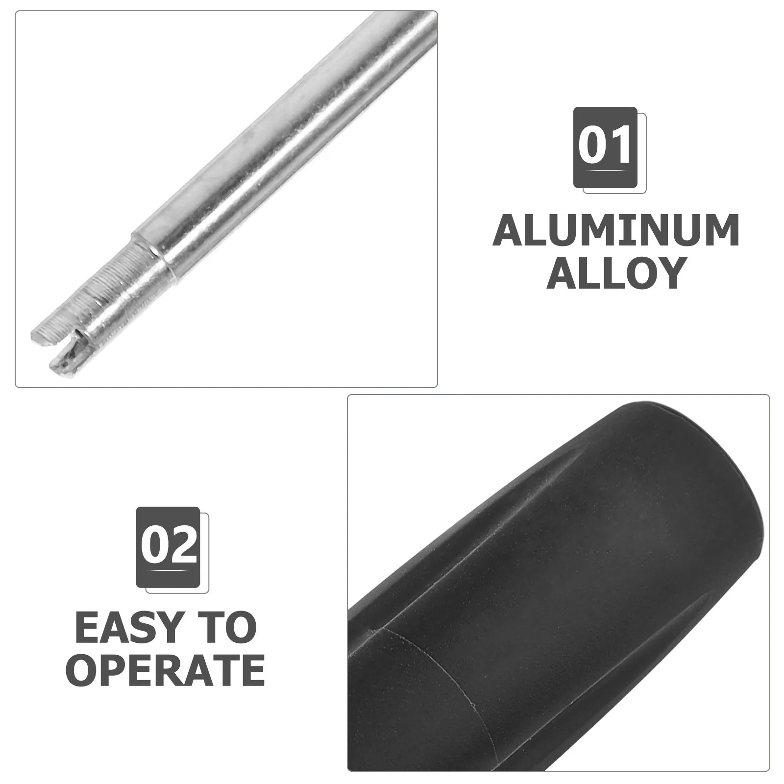 

2pcs Valve Core Remover Tool Aluminum Alloy Auto Tire Repair Wrench For Tpms Safe Removal Compatible With Car Ac Systems Auto