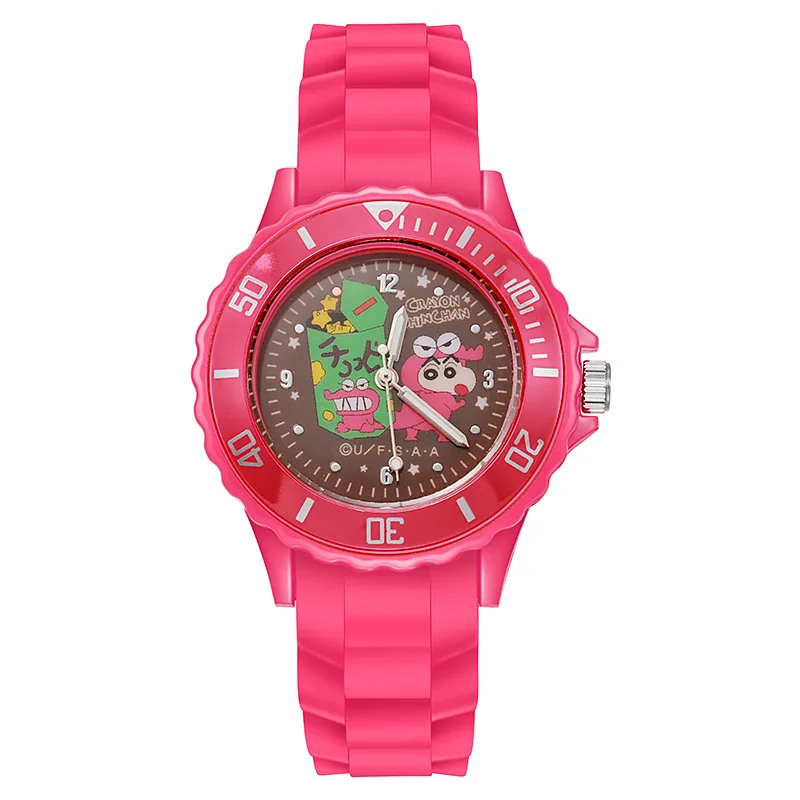 Crayon Shin-chan Children\'s Watches Cartoon Creative Students Silicone Quartz Watch Fashion Outdoor Sports Waterproof Wristwatch