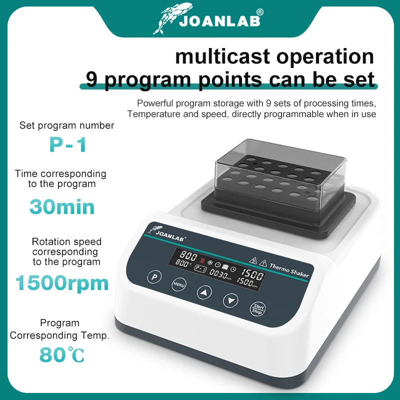 JOANLAB Digital Display Heating Dry Bath Incubator Laboratory Equipment Constant Temperature Heater Dry Bath Incubator Shaker