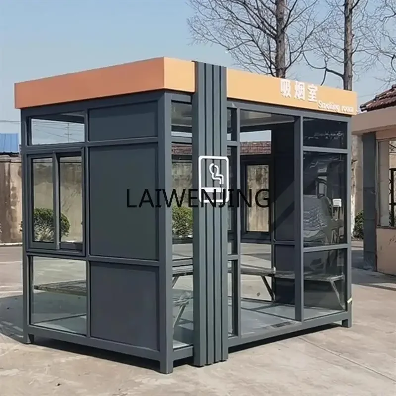 MJY manufacturer smoking booth, a large number of spot outdoor public smoking room smoking booth