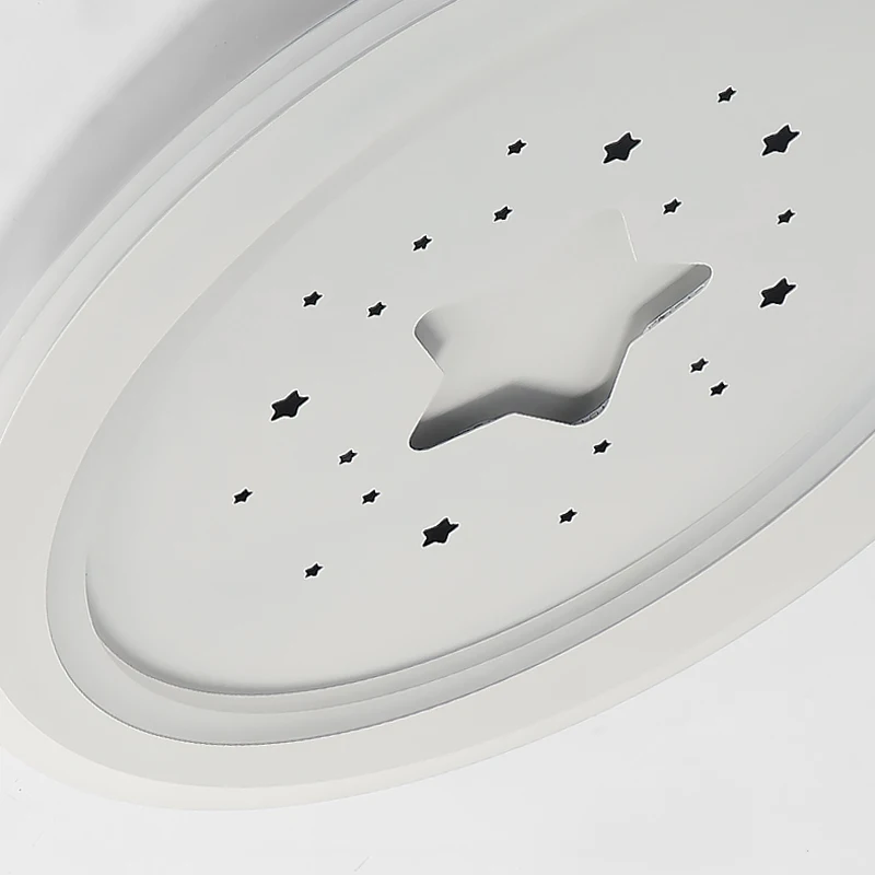 Modern Star Design Ceiling Lamp Children's Room Study Room Creative Chandelier Lighting Simple Warm Romantic LED Ceiling Light