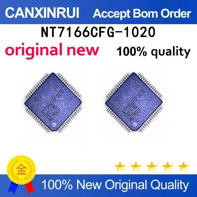 

(5-100 pieces)New stock NT7166CFG-1020 QFP