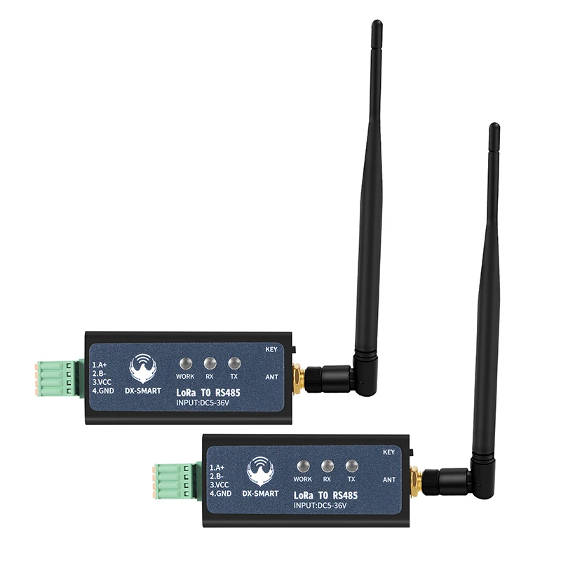DX-CP31 LORA Serial Adapter RS485 to Wireless Module Converter Convert wired devices to wireless for Lorawan PLC Data Collection