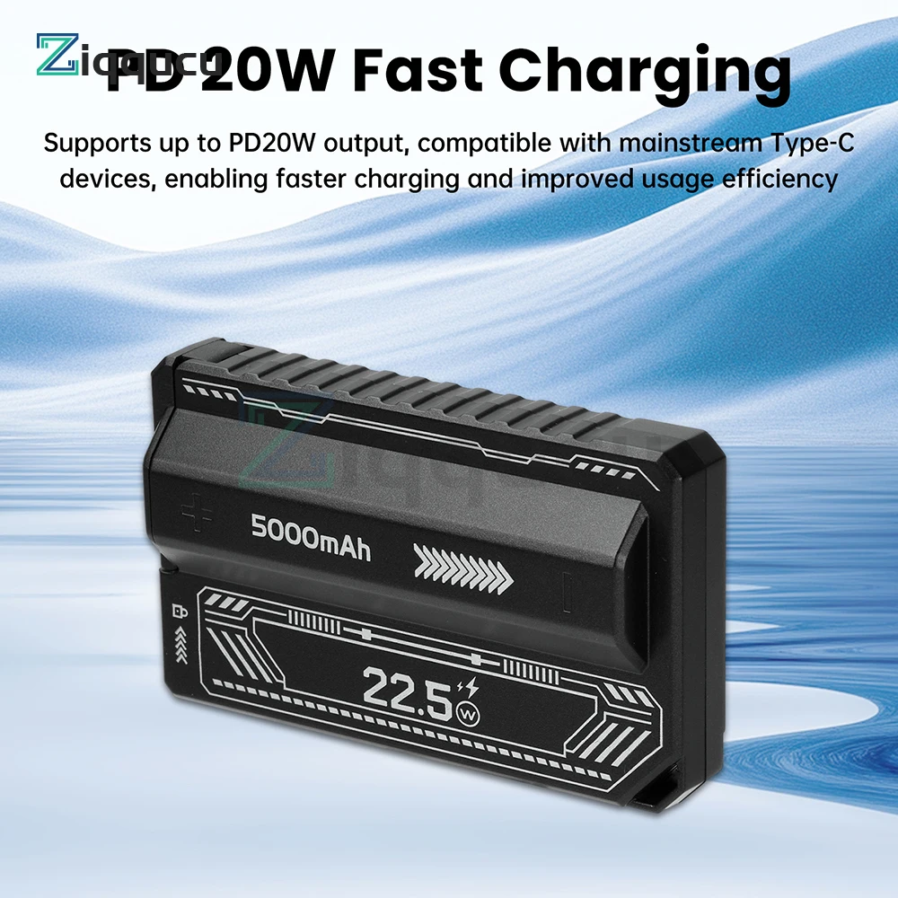 1 قطعة خالية من لحام 21700 علبة بنك الطاقة PD 20 واط شحن سريع مع كابل مدمج قابل للفصل لتقوم بها بنفسك علبة بطارية-بدون بطارية