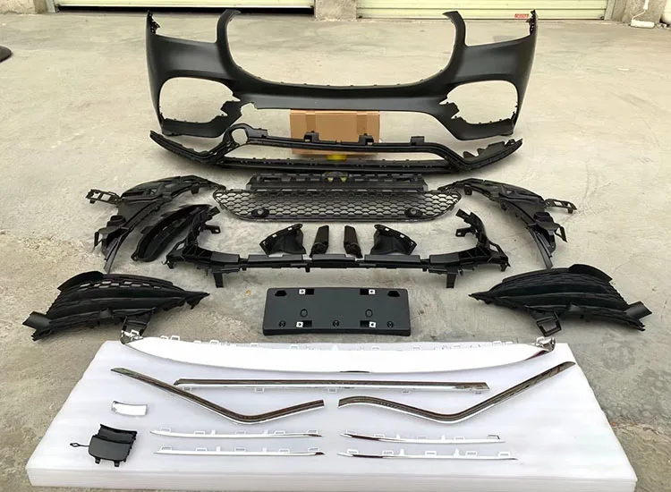 for  Car full body modification kit large encirclement bumper parts decoration body kit for GLS w167 upgrade sport style