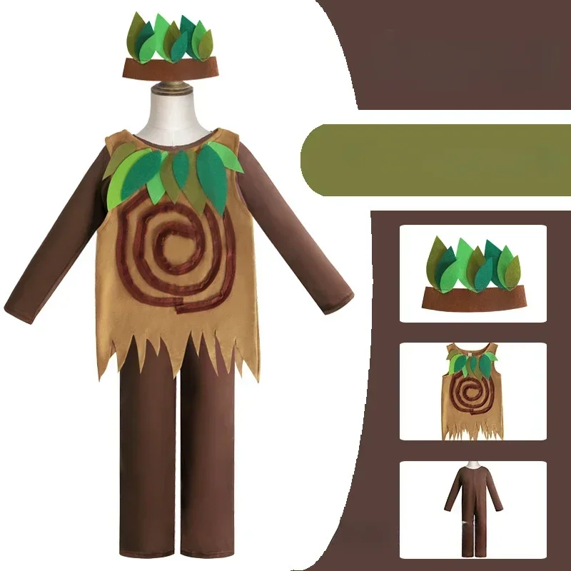 1 PC Children's Big Tree Drama Stage Role Performance Forest Elf Performance Cos Costume Anime Cosplay